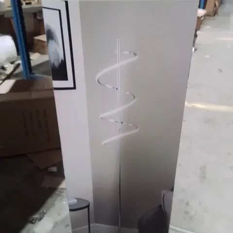 BOXED APOLLO INTERGRATED LED FLOOR LAMP CHROME FINISH 
