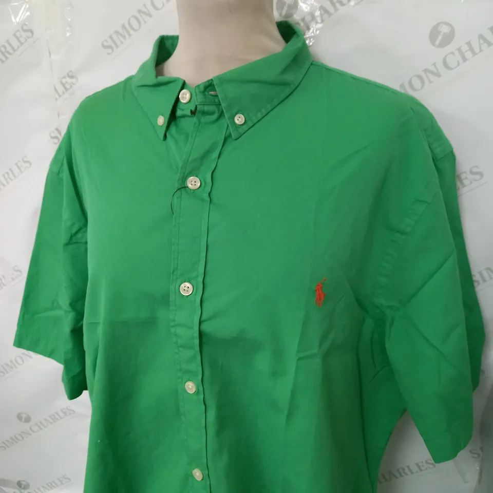 POLO RALPH LAUREN BUTTON SLIM FIT SHIRT SIZE XXL