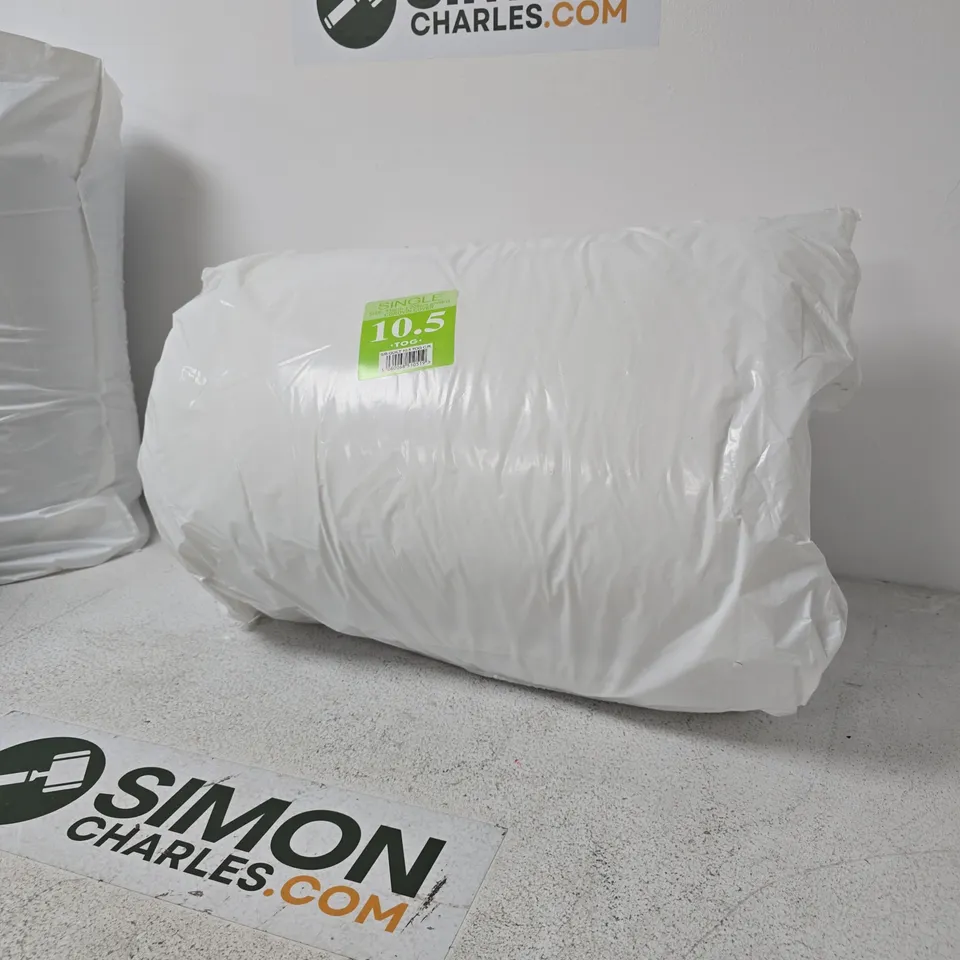 SINGLE DUVET INSERT – 10.5 TOG IN PLASTIC PACKAGING