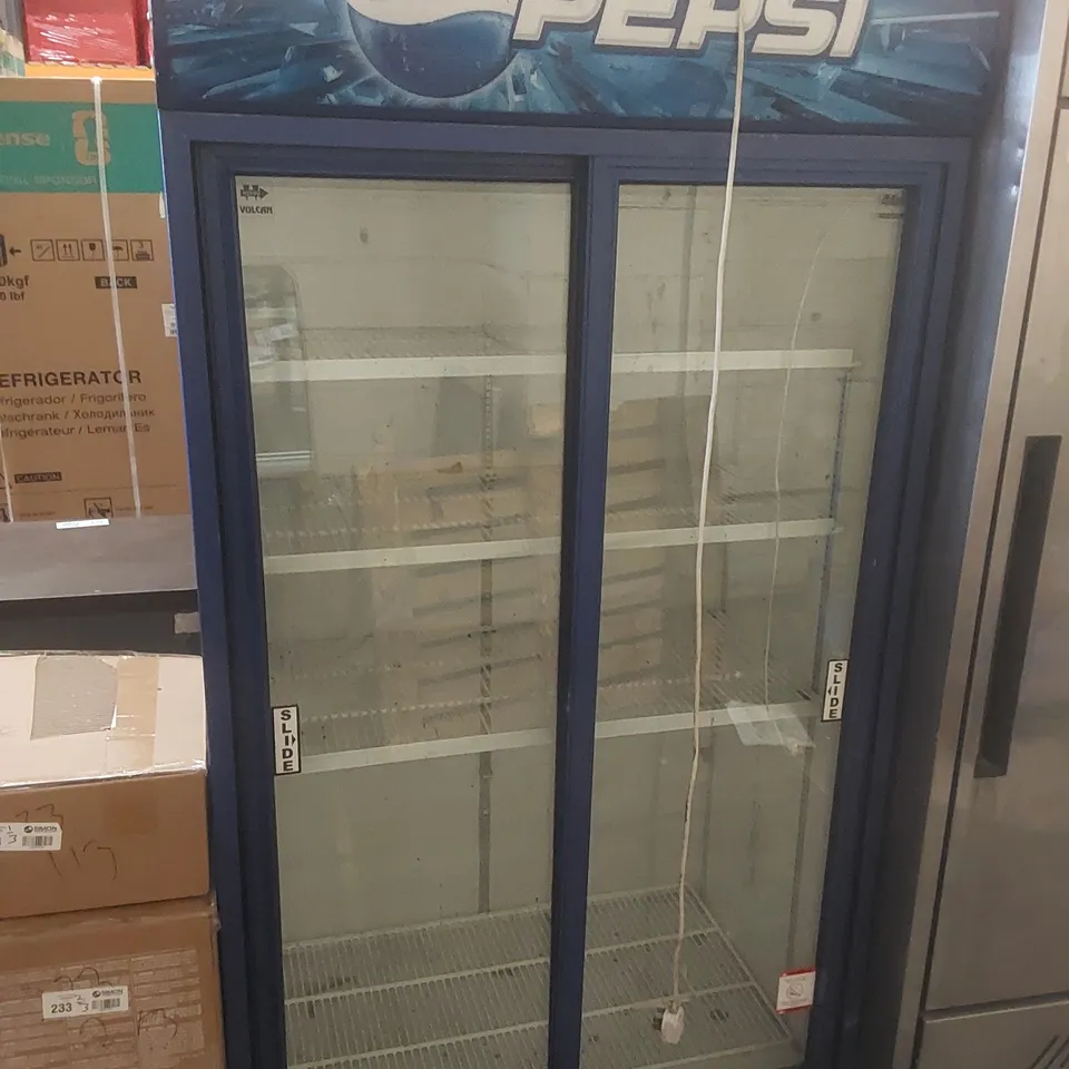 NESSO VULCAN 1000 S PEPSI BRANDED DRINKS DISPLAY REFRIGERATOR