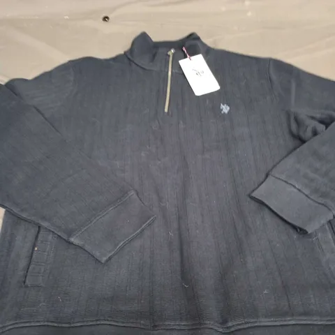 U.S. Polo Assn. Navy Knit Pullover – Luxury Cotton – XL