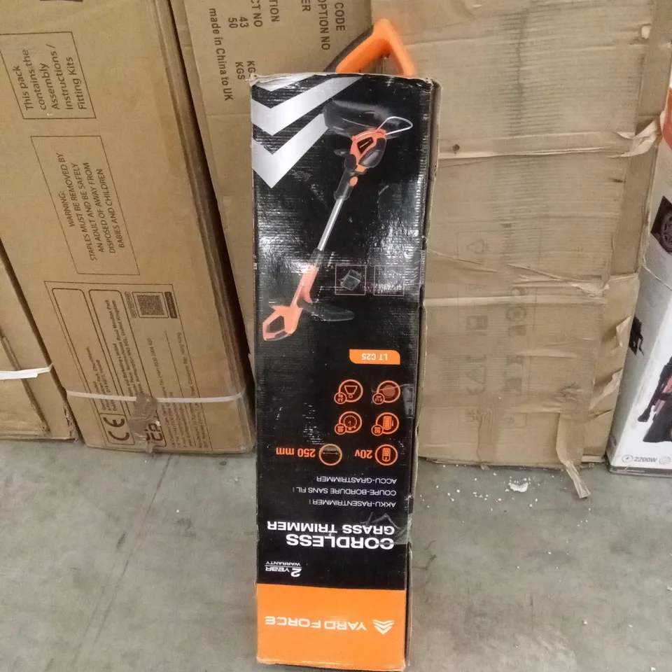 BOXED YARDFORCE CORDLESS GRASS TRIMMER 