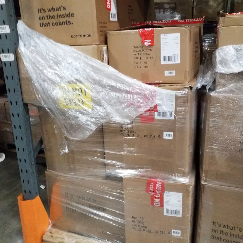 PALLET CONTAINING ASSORTED BRAND NEW CLOTHING & ACCESSORIES INCLUDING TANK TOPS, HEADBANDS, HAIR CLIPS & UNDERARM BAGS