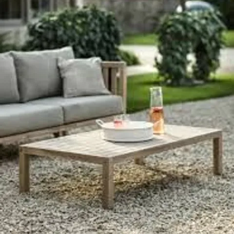 BOXED PORTHALLOW RECTANGULAR COFFEE TABLE - ACACIA 