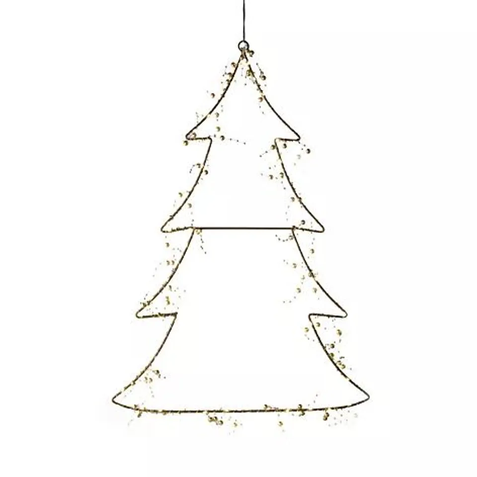 PRE LIT BEADED TREE