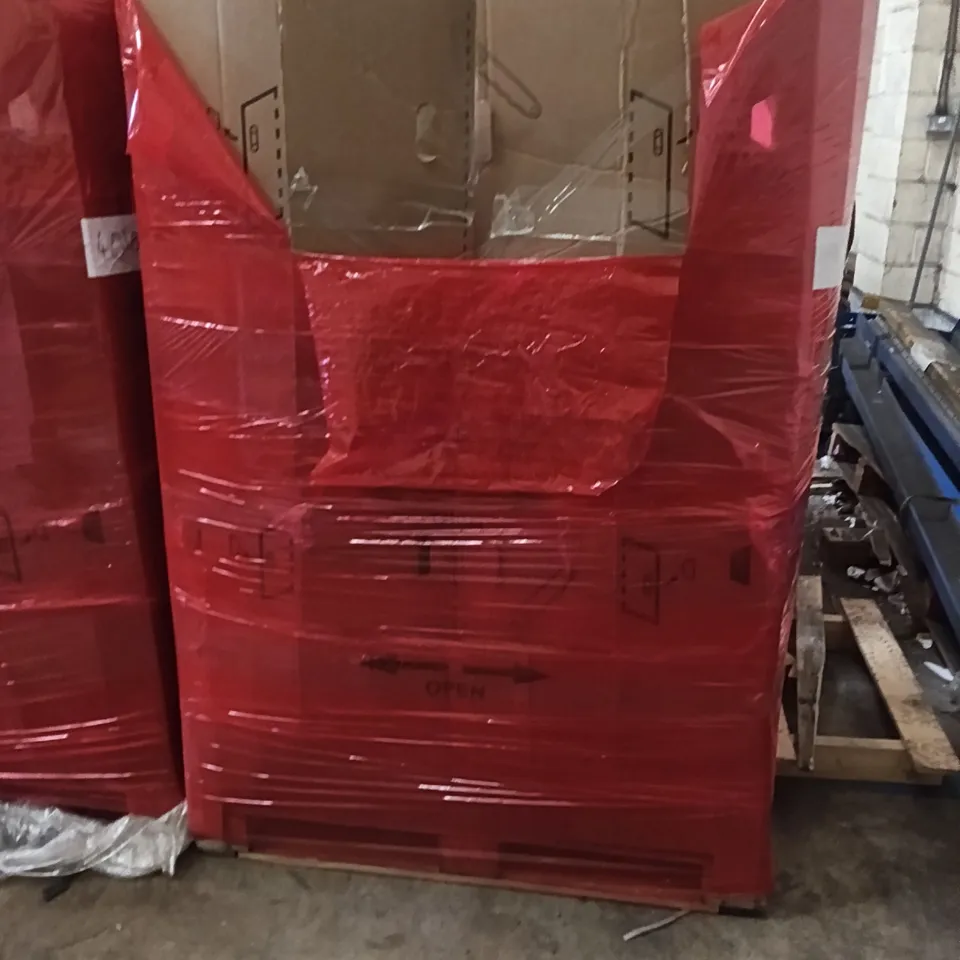 PALLET OF ASSORTED ITEMS INCLUDING - DRAWER SLIDES, DOOR MAT, BASE FOR WASHING MACHINE 