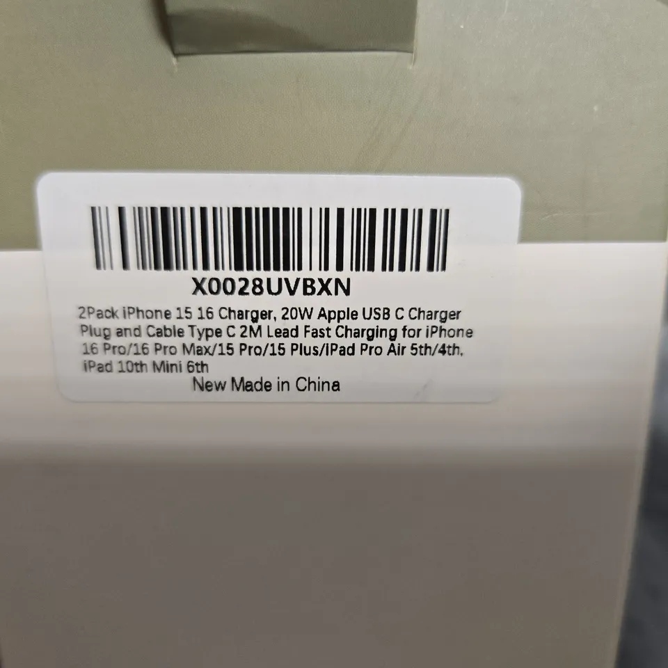APPLE 20W USB-C CHARGER – 2 PACK