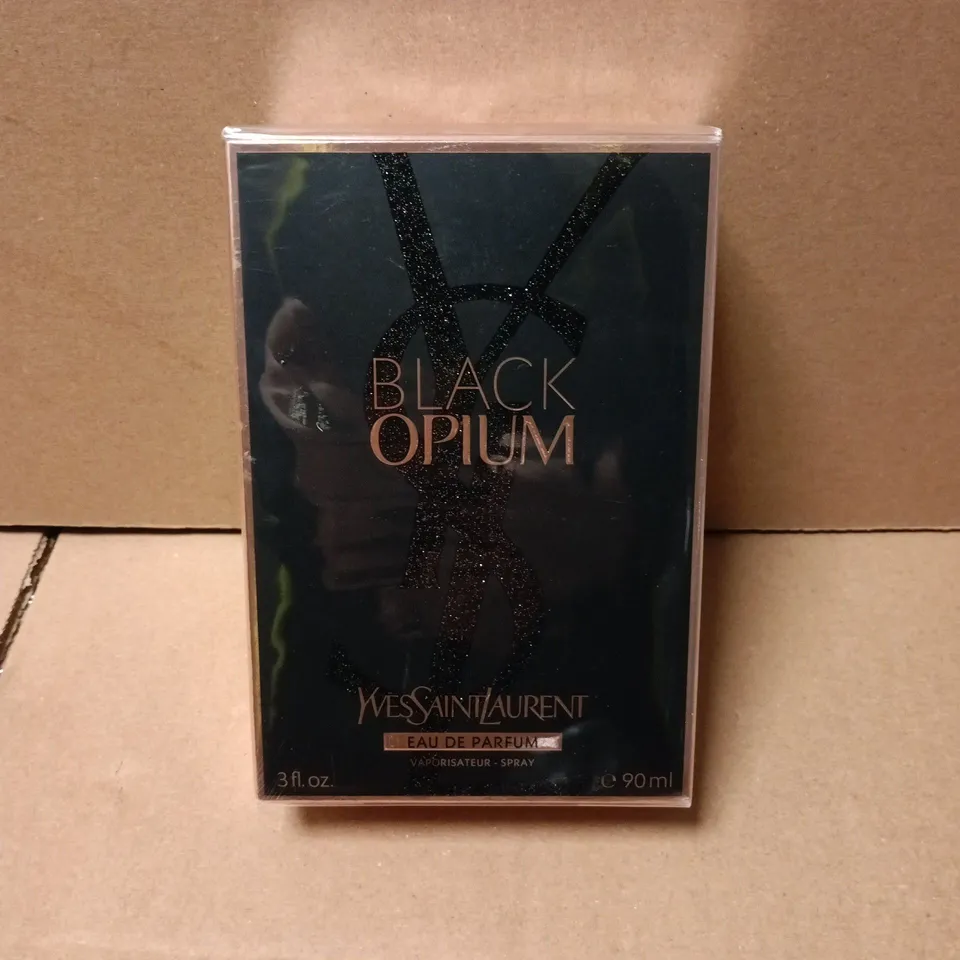BOXED AND SEALED YVES SAINT LAURENT BLACK OPIUM EAU DE PARFUM 90ML 
