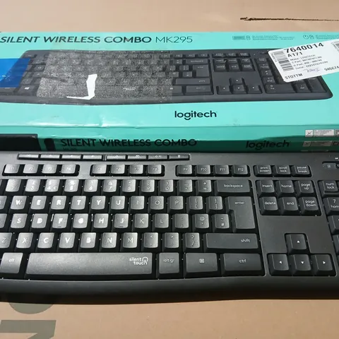 LOGITECH SILENT WIRELESS KEYBOARD & MOUSE MK295
