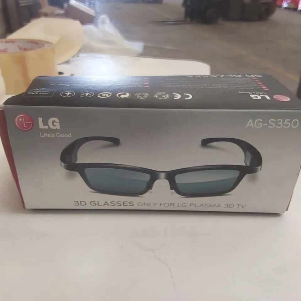 BOXED LG AG-S350 3D GLASSES