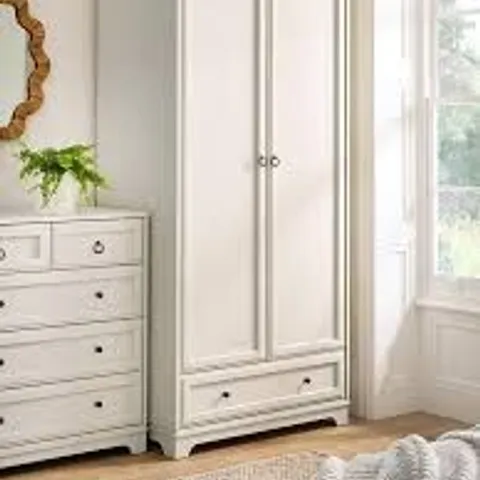 BOXED CABOT 2 DOOR, 1 DRAWER WARDROBE (2 BOXES)