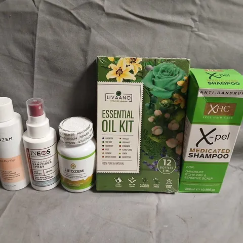 APPROXIMATELY 15 ASSORTED HEALTH & BEAUTY PRODUCTS TO INCLUDE OIL KIT, SHAMPOO AND PORE PURIFIER