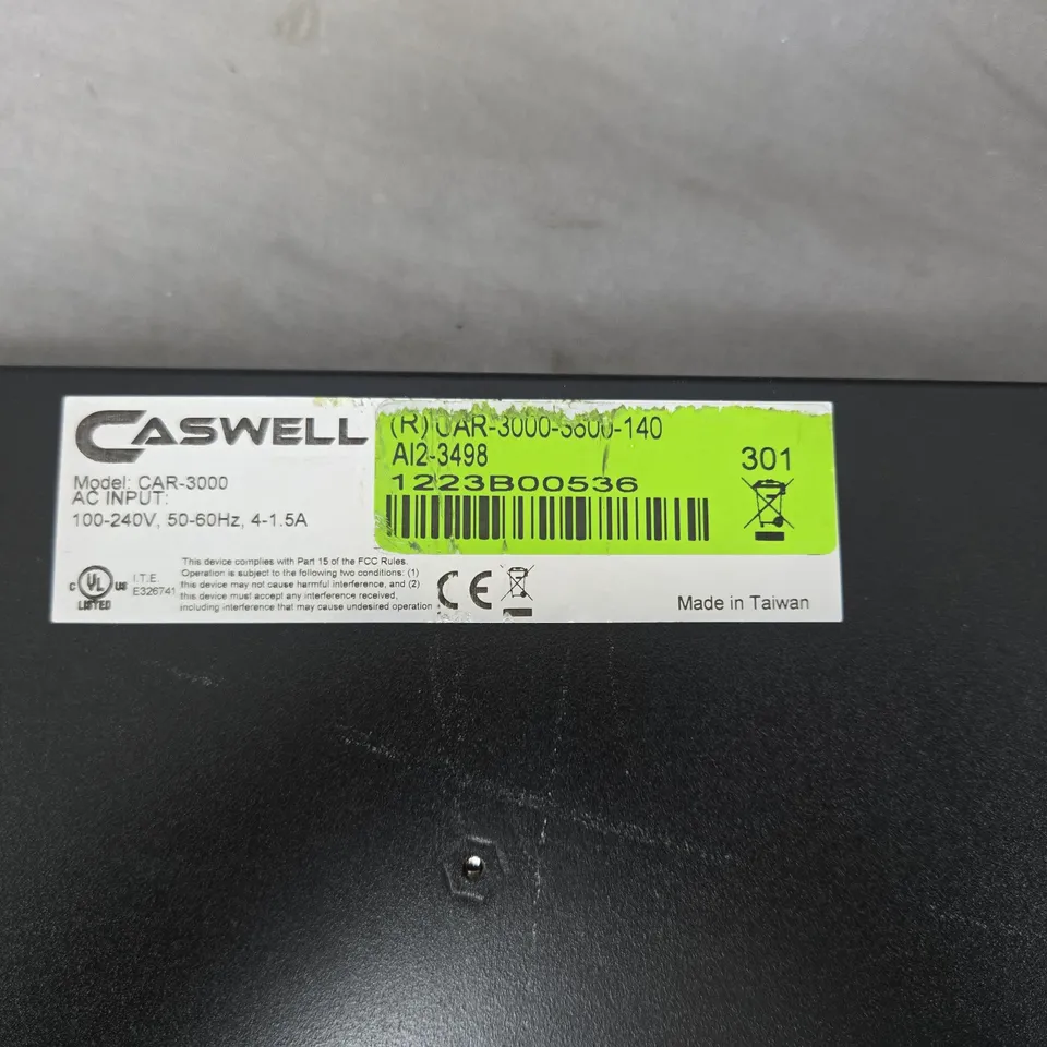 CASWELL CAR-3000 FIREWALL APPLIANCE (SMOOTHWALL) – 1U RACK-MOUNTABLE