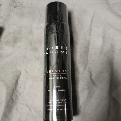 ROSE & CARAMEL VELVETY OLIVE TANNING FOAM ULTRA DARK – 200ML