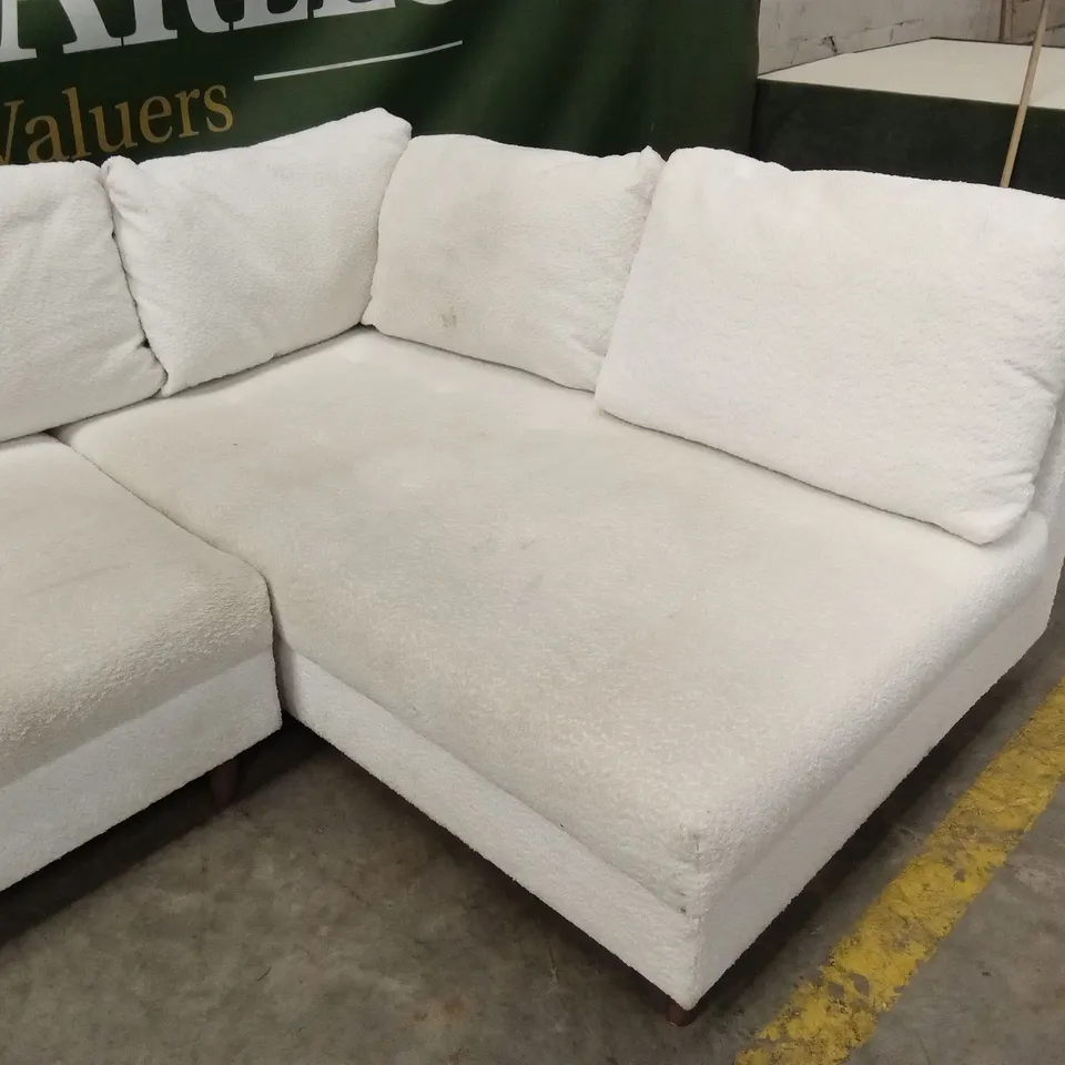 RUNE RIGHT HAND FABRIC CORNER - NATURAL RRP £1099