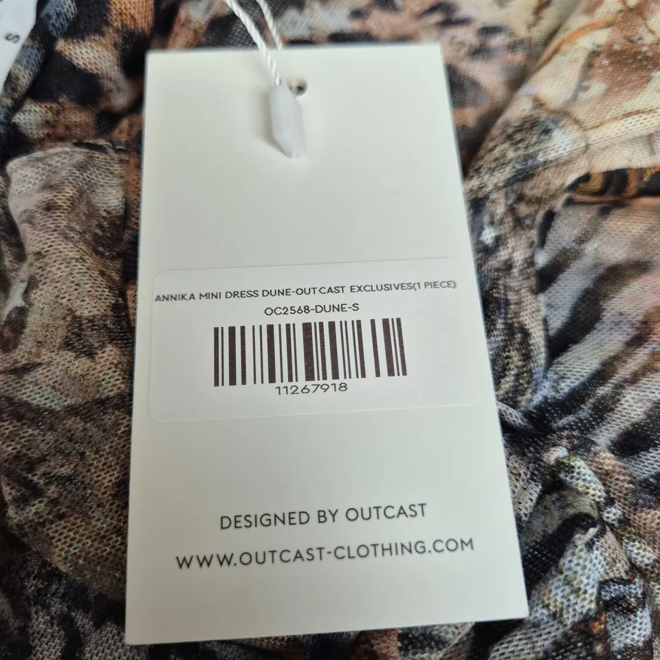 OUTCAST ANNIKA MINI DRESS – DUNE (EXCLUSIVE) – SIZE S