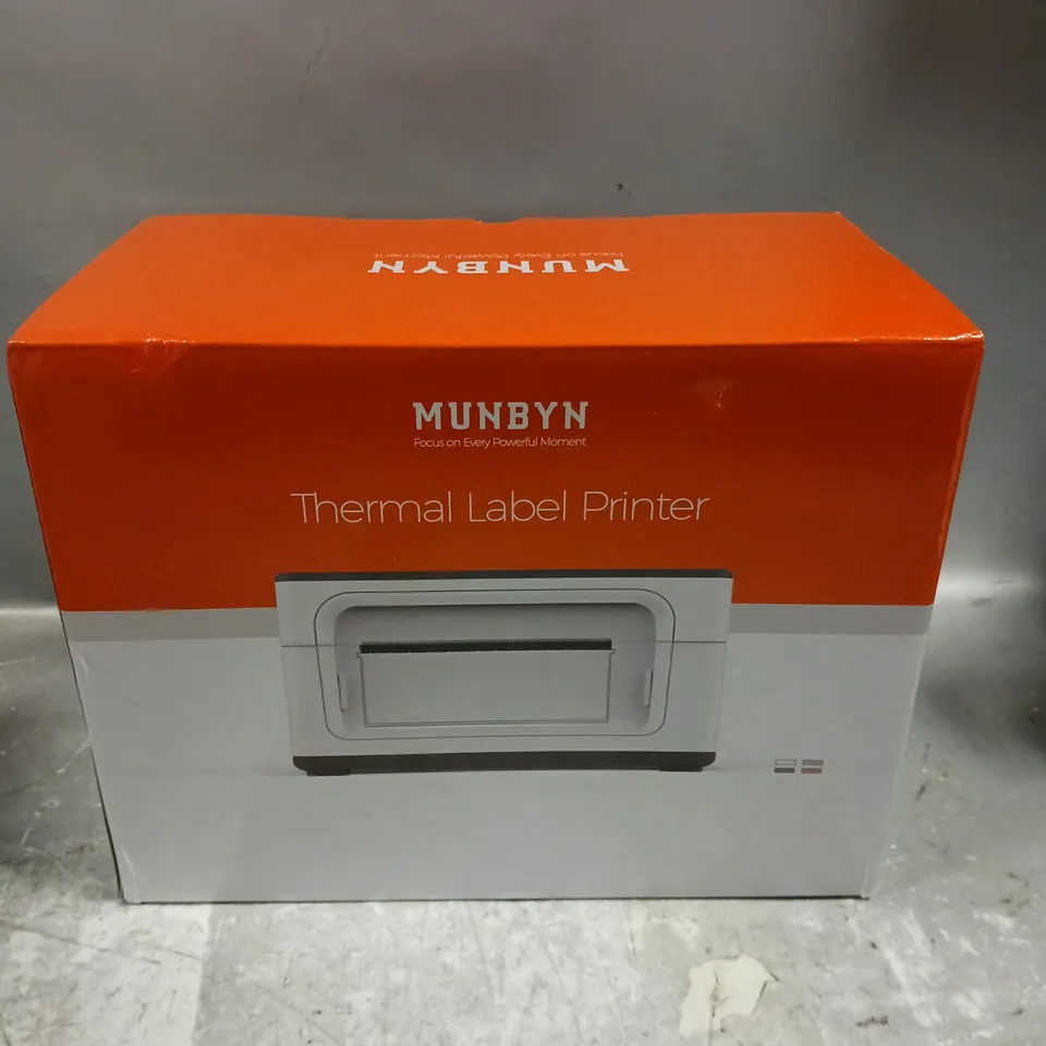 BOXED MUNBYN THERMAL LABEL PRINTER 