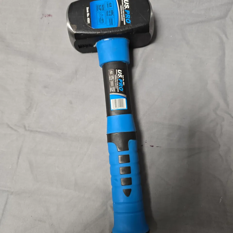 US PRO DOUBLE FACE 4LB CLUB HAMMER 