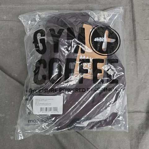 BAGGED GYM COFFEE WOMEN'S SOFT-MOTION BRA – MOCHA BEAN, SIZE S