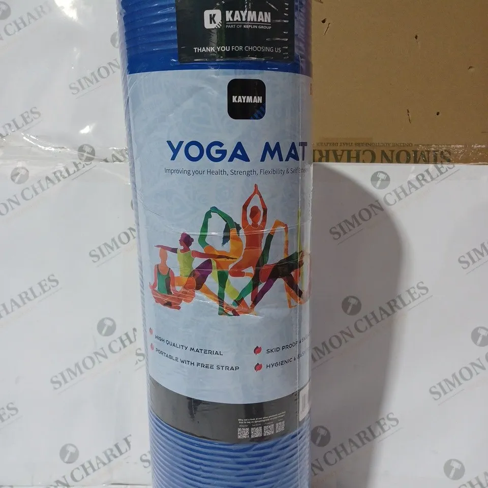 KAYMAN YOGA MAT IN BLUE