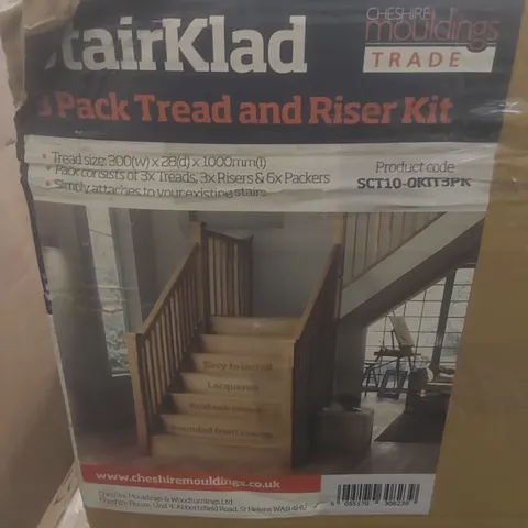 BOXED STAIRKLAD TREAD AND RISER KIT