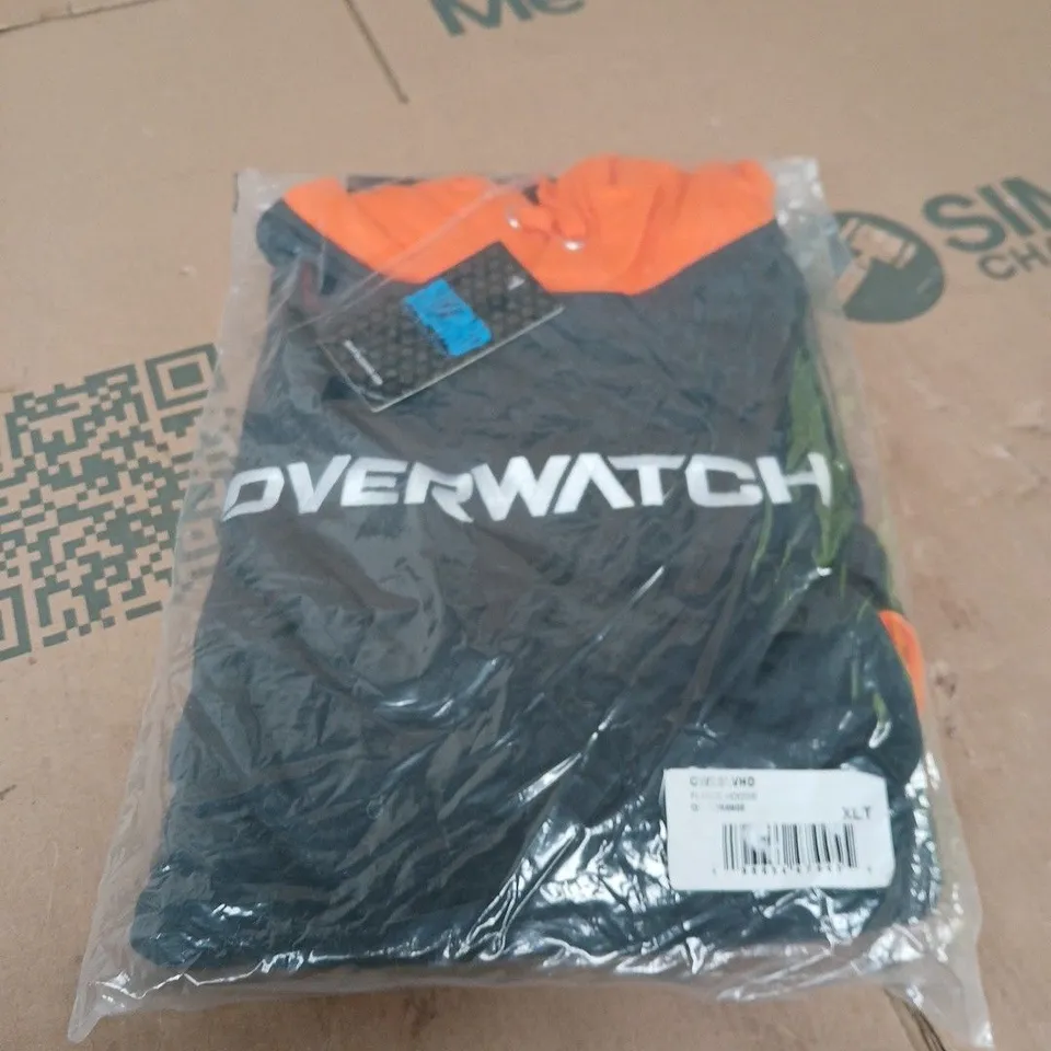 OVERWATCH FLEECE HOODIE – CHARCOAL/ORANGE, XL (BLIZZARD GEAR)