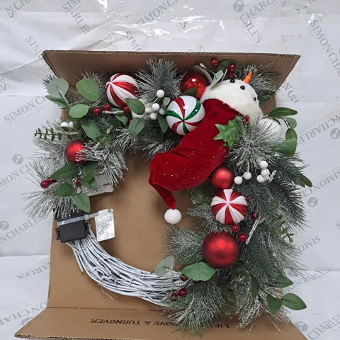 SNOWMAN WREATH