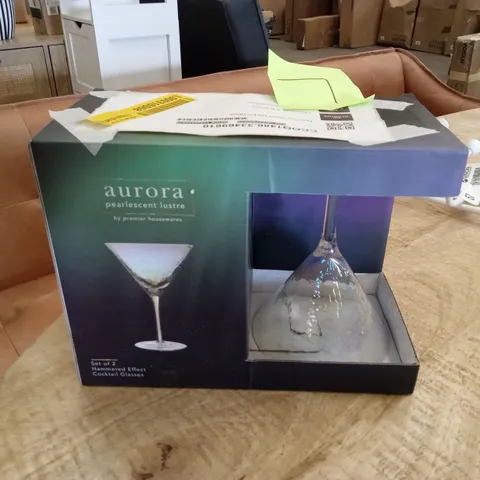 BOXED MAURICIO 350ml MARTINI GLASS, SET OF 2