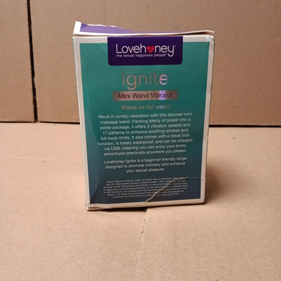 SEALED LOVEHONEY IGNITE MINI WAND VIBRATOR