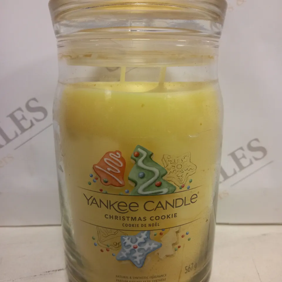 YANKEE CANDLE CHRISTMAS COOKIE SCENTED CANDLE