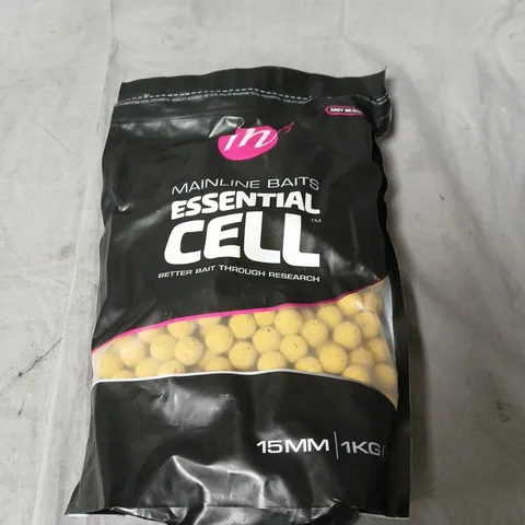 MAINLINE BAITS ESSENTIAL CELL 15MM PELLETS, 1KG
