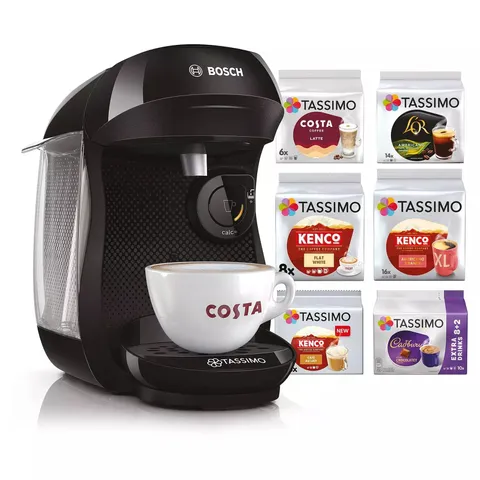 BOXED TASSIMO BY BOSCH HAPPY FRIENDLY POD COFFEE MACHINE