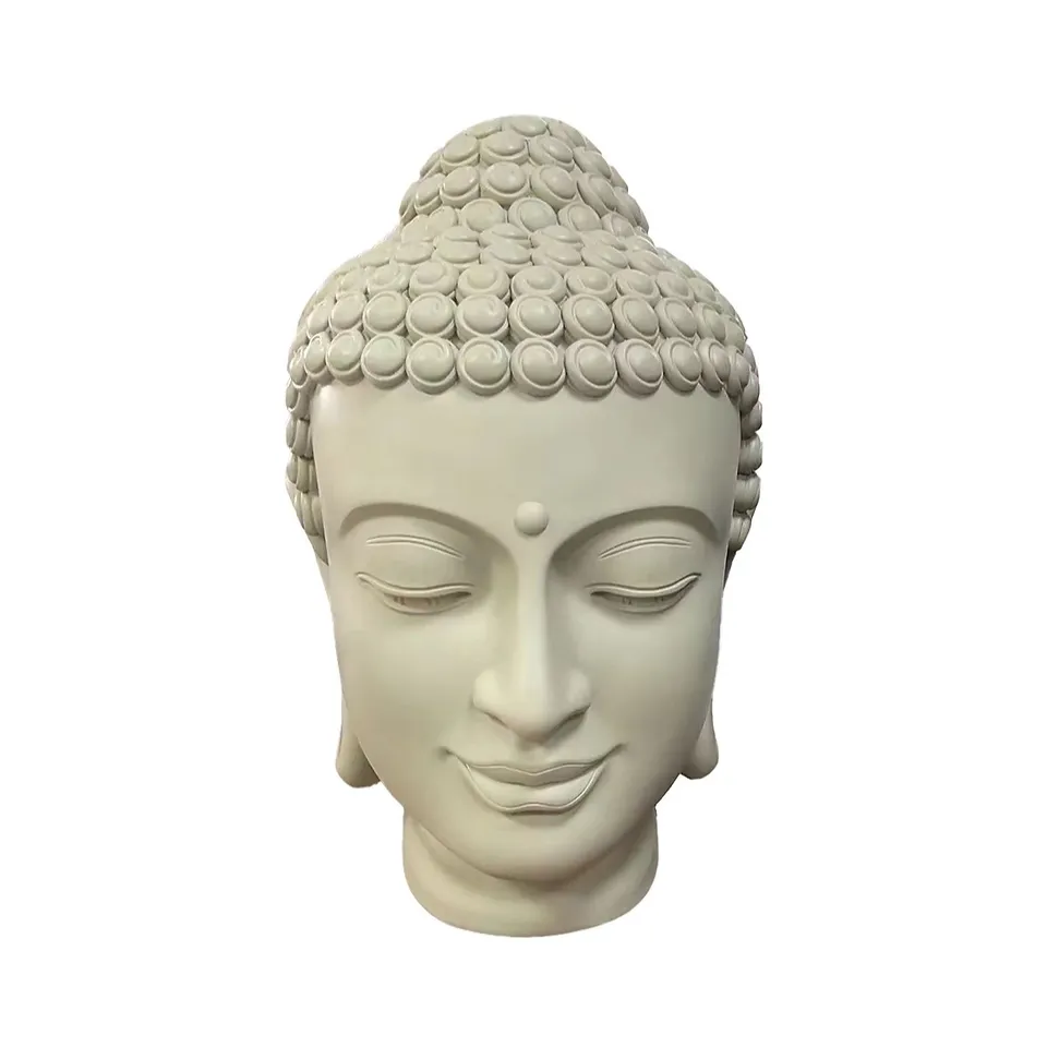 K BY KELLY HOPPEN OUTDOOR LARGE BUDDHA HEAD STATUE