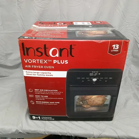 INSTANT VORTEX PLUS AIR FRYER OVEN – 13 L, BLACK, BOXED