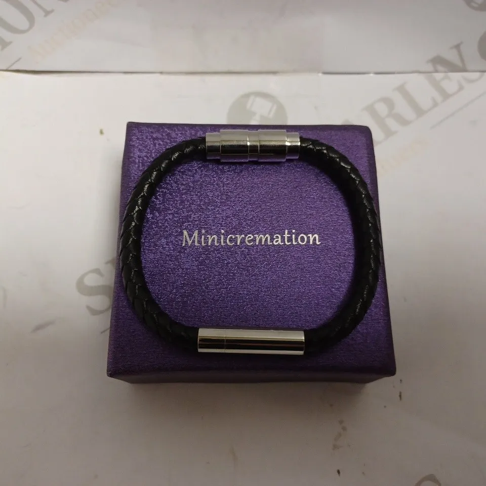 MINICREMATION BLACK ASHES BRACELET 