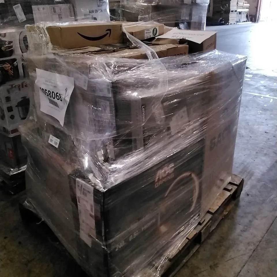 PALLET OF APPROXIMATELY 22 UNPROCESSED RAW RETURN HOUSEHOLD AND ELECTRICAL GOODS TO INCLUDE;