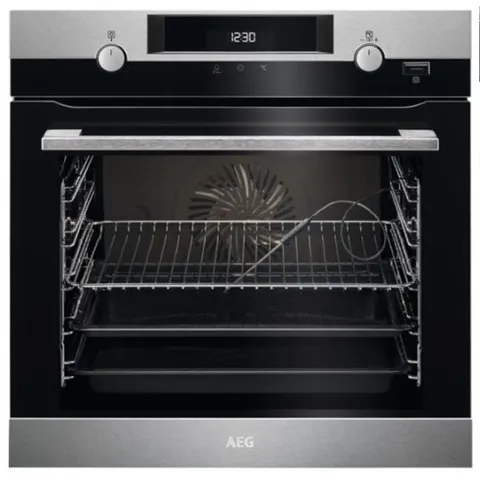 AEG COMBIQUICK BUILT IN COMPACT ELECTRIC SINGLE OVEN WITH MICROWAVE FUNCTION - BLACK Model BCK55632