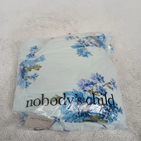 NOBODY'S CHILD LUNA MIDAXI DRESS – BLUE FLORAL, UK 16 