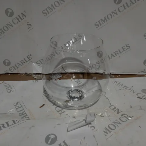 LEWIS BELL SHAPED CLEAR PENDANT GLASS SHADE