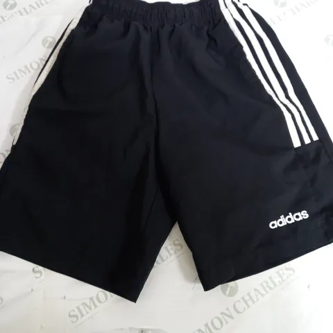 ADIDAS BLACK SWIMMING TRUNKS - XS