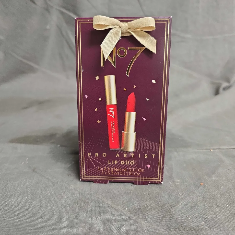 BOXED N07 PRO ARTIST RED CARPET READY LIP DUO