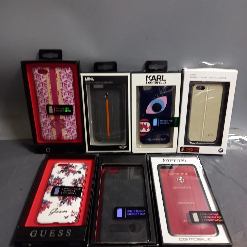LARGE QUANTITY OF ASSORTED PHONE CASES FOR IPHONE 6'S