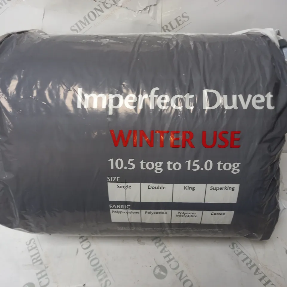 IMPERFECT DUVET FOR WINTER 10.5-15 TOG SINGLE