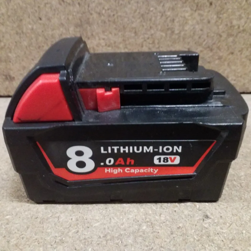 BOXED 8AH LITHIUM-ION 18V BATTERY 