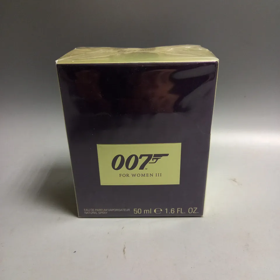 NEW AND SEALED 007 FOR WOMEN III EAU DE PARFUM 50ML