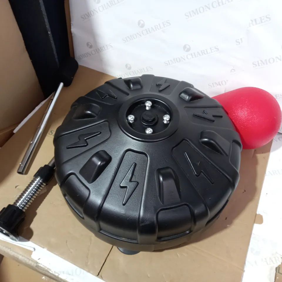 BOXED DESIGNER BLACK/RED BOXING TRAINING SPEED BALL SET
