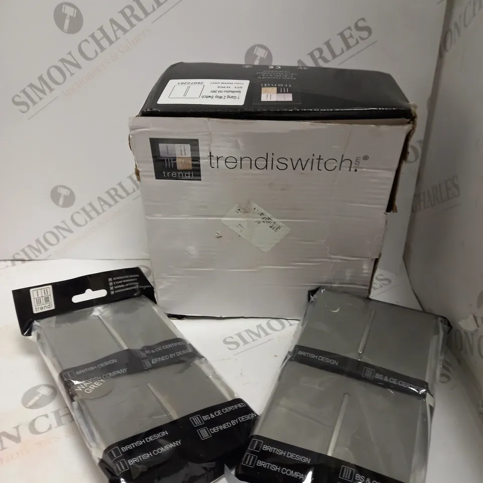BOXED TRENDI TRENDSWITCH 1 GANG 2 WAY SWITCHS