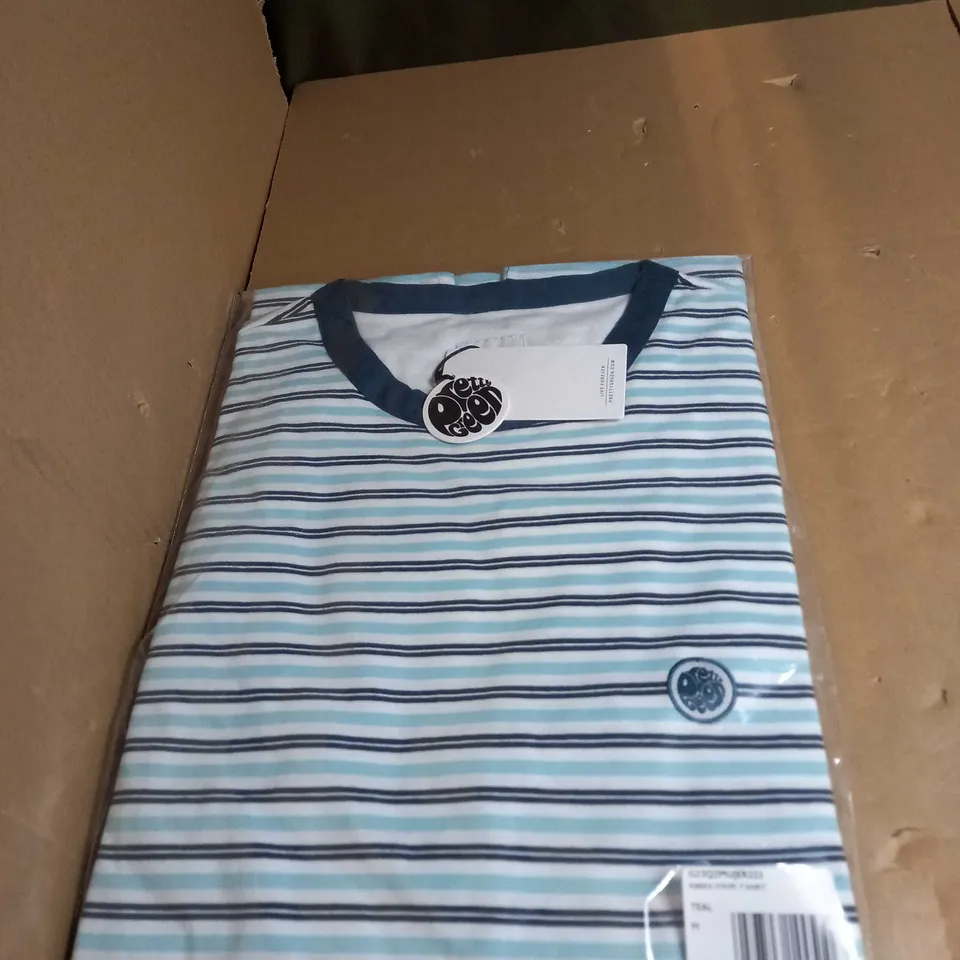 SEALED PRETTY GREEN RIBERA STRIPE T-SHIRT SIZE M