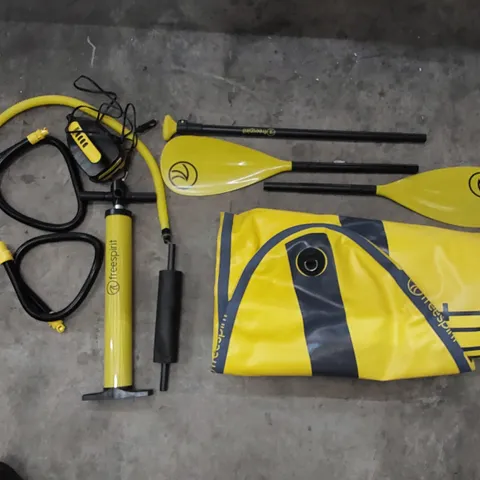 BAGGED FREESPIRIT INFLATABLE PADDLE BOARD SET WITH CARRY BAG (1 ITEM)