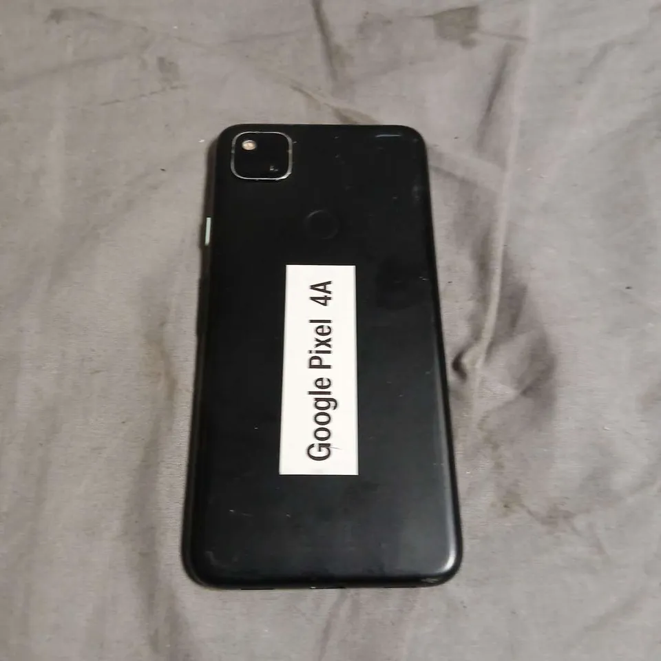 GOOGLE PIXEL 4A SMARTPHONE – BLACK, CRACKED FRONT SCREEN